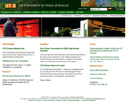 UT Dallas WebDesign,site